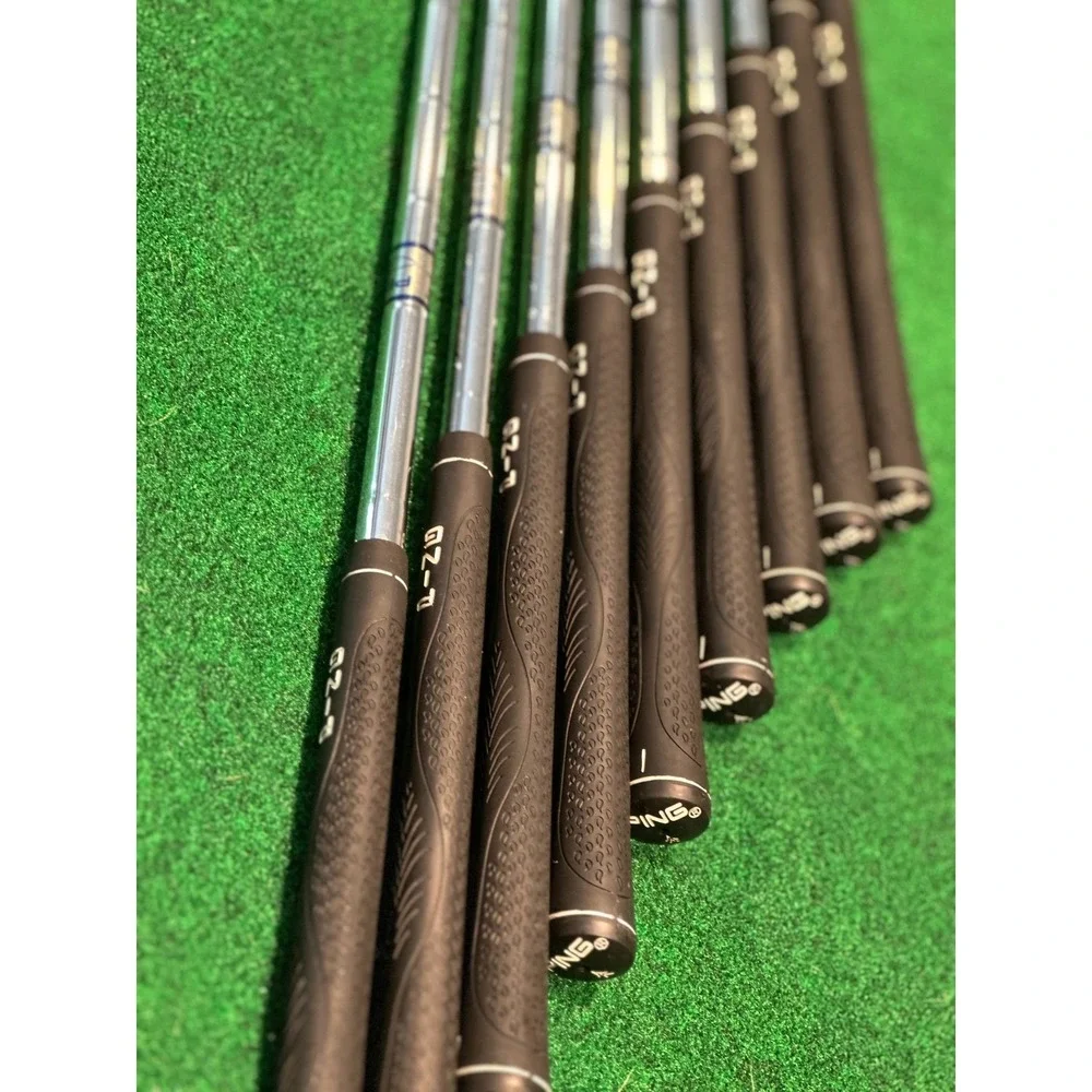 Ping Eye Iron Set 3-SW Karsten Matching Serial Numbers New Grips Steel Shafts